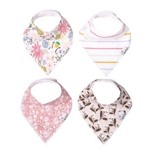 NWT Copper Pearl Bandana Bibs “Olive” 4 pack